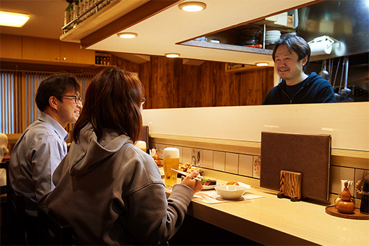 カウンター飲み